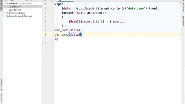 PhP: tableau indexé par id смотреть онлайн