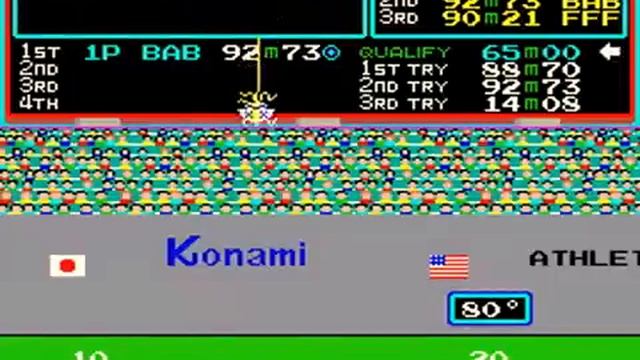 Hyper Olympics Vers.1 [1983] KONAMI (Arcade game) смотреть онлайн