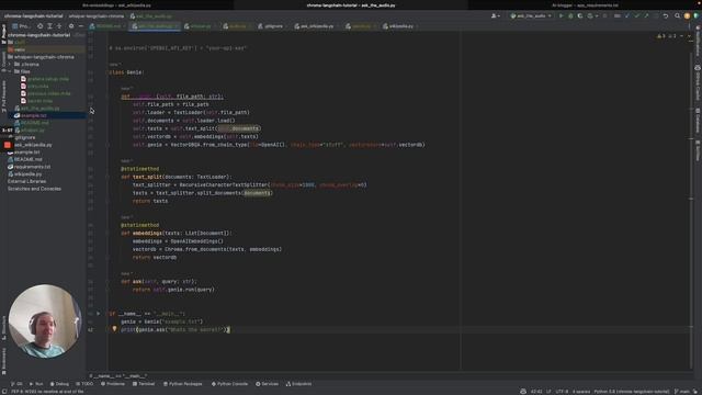 Using OpenAI's Whisper API to query your data - Chroma, LangChain, Python - Tutorial смотреть онлайн
