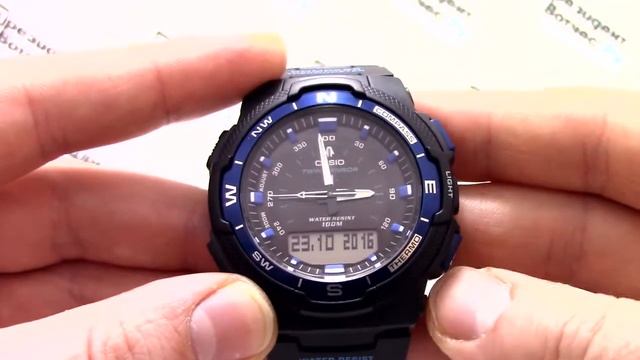 Часы Casio Outgear SGW-500H-2B [SGW-500H-2BER] - Инструкция, как настроить от PresidentWatches.Ru