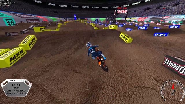 2023 Indianapolis Supercross Track Preview - MX Simulator смотреть онлайн