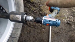 гайковерт в тандеме с шуруповертом