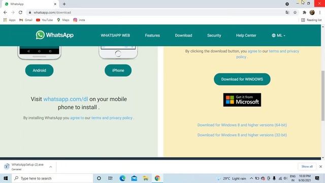 How To Install Whatsapp In Laptop/PC /Without Emulator/Malayalam смотреть онлайн