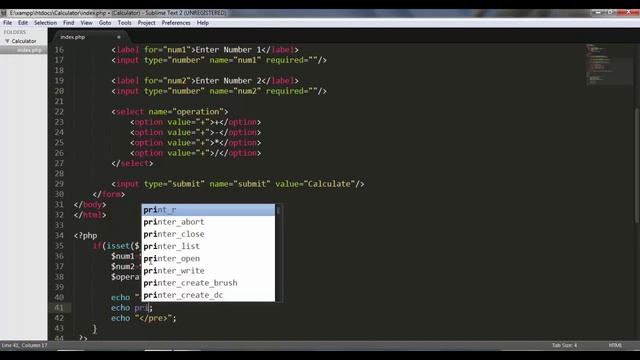 Simple Calculator in PHP (Part 2) смотреть онлайн