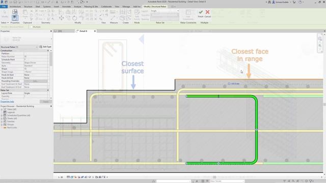Revit 2020: Improved Rebar Copy & Move Logic смотреть онлайн