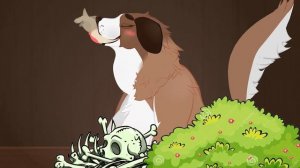 WAIT!! THAT'S NOT FOOD!!! ? BAD DOG!!