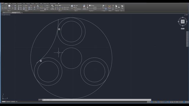 Beginner Tutorial 1 (AutoCAD 2018) - Designing a Fidget Spinner смотреть онлайн