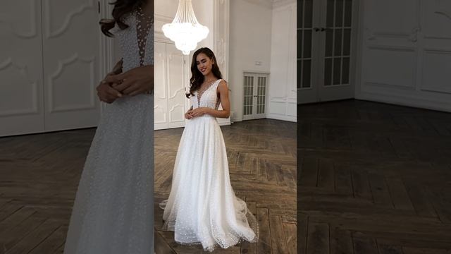 Сверкающее белое свадебное платье смотреть онлайн