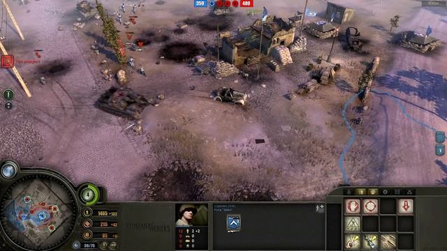 Прохождение Company of Heroes #13 - Удержание Мортэна [Высадка в Нормандии][Эксперт] смотреть онлайн