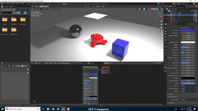 Blender Tutorial: Node system and dedicated interface overview | MCK Sharing смотреть онлайн