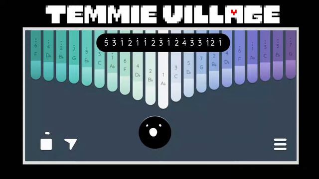 UNDERTALE OST - Temmie Village | Keylimba Tutorial | With Tabs