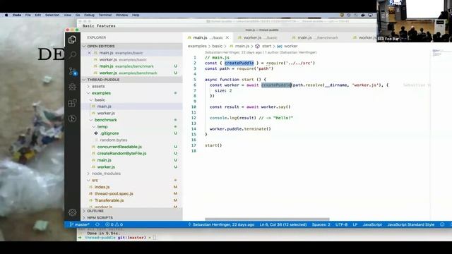 Thread-Puddle, An NPM module to conveniently handle Node.js worker-threads - Sebastian Herrlinger смотреть онлайн