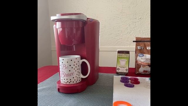 REUSABLE KEURIG CUP WITH MY CAP LID, REVIEW AND DEMO смотреть онлайн