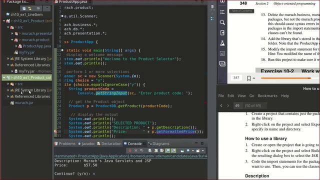 Murach Java 5th Edition Chapter 10 Exercise 1 JAR File Help Needed Please смотреть онлайн