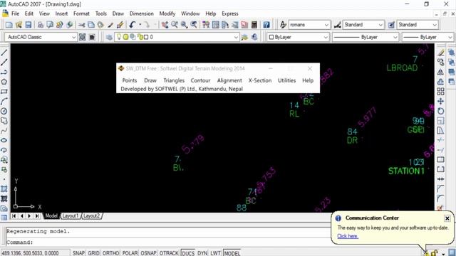 How to import points from Excel to AutoCAD with SW DTM смотреть онлайн