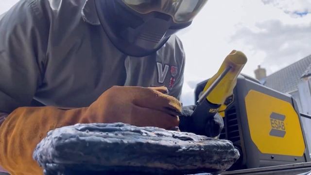 Stick welding how to do it-Jak spawac elektroda Otulona-Esab Rogue ES150i-Esab Sentinel A50 смотреть онлайн