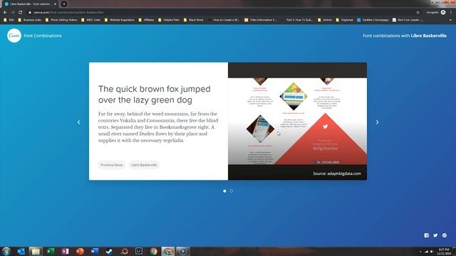Font Combinations | Canva Tutorial смотреть онлайн