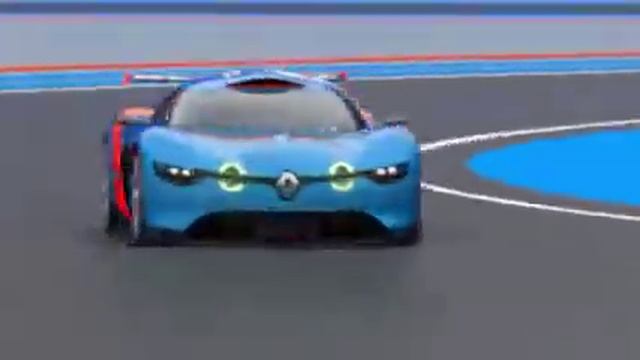 Renault Alpine reborn, lightweight sports-car 880kg 400hp (A110-50) смотреть онлайн