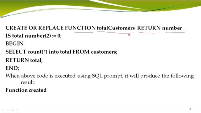 Stored Functions in PL/SQL | Dr. P. ISAKKI ALIAS DEVI смотреть онлайн
