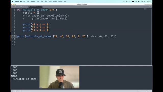 Codewars (Python?) | Multiple of index | kyu8 смотреть онлайн
