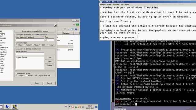 Creating A Windows Backdoor With Backdoor Factory (fatrat)
