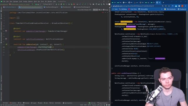 Notification Actions (Android/Jetpack Compose) | IncentiveTimer Twitch Stream #13 смотреть онлайн