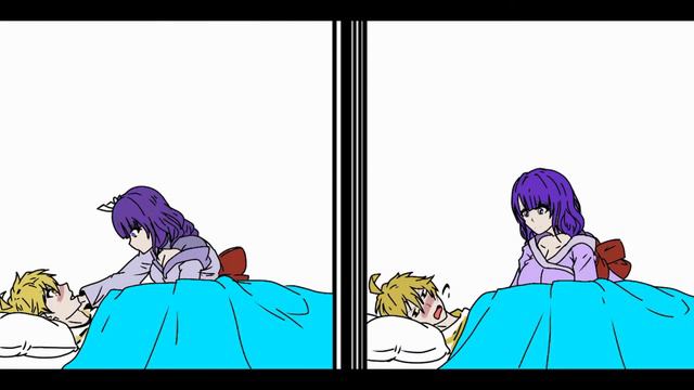 GENSHI IMPACT Aether X Ei [ Shongun Raiden Visita A Aether ]