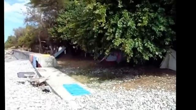 Пляж в поселке Нижняя Хобза смотреть онлайн