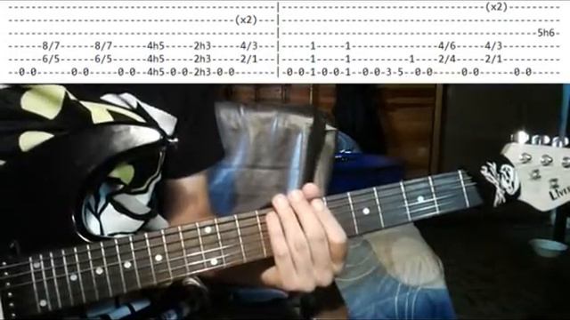 como tocar vermillion pt.1 (slipknot) solo+tabs смотреть онлайн