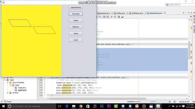 Grafika Komputer Implementasi Fungsi Transformasi Objek Primitif ke Dalam Program Java смотреть онлайн