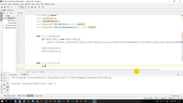 Tkinter Python GUI Tutorial For Beginners - Create Simple Paint Application Using Tkinter смотреть онлайн