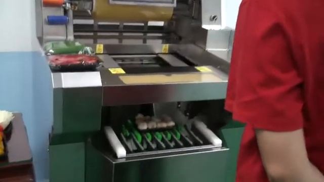 ОБОРУДОВАНИЕ УПАКОВКИ В СТРЕЙЧ ПЛЁНКУ НА ЛОТКАХ, ГОРЯЧИЙ СТОЛ - АВТОМАТ УПАКОВКИ В СТРЕЙЧ ПЛЁНКУ