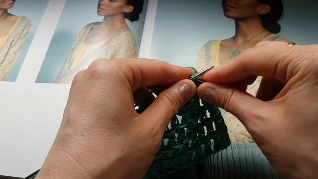 Вяжем креативную филейную сеточку спицами ??♀️ knitting pattern. смотреть онлайн