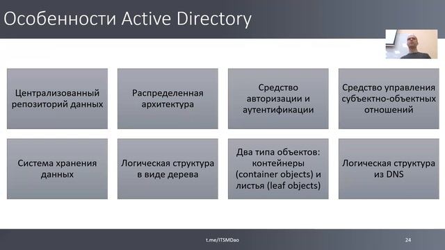 Лекция 3. Active Directory. Основные понятия