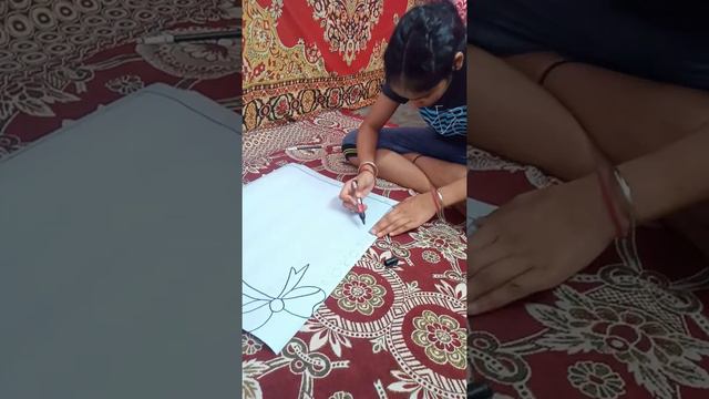 Making chart paper border design For summer holidays work смотреть онлайн