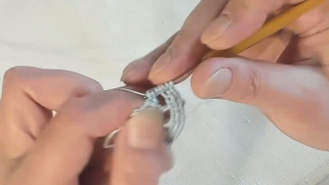 Цветок крючком в тунисской технике для ирландского кружева. Crochet Flower  & Tunisian Crochet