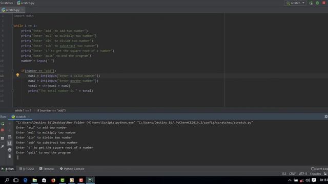 How to create a simple Python calculator with pycharm смотреть онлайн