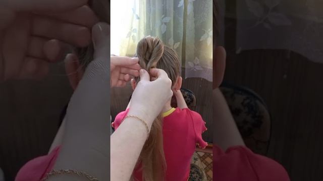 Быстрые причёски на длинные волосы#красивыепричёски #причёскидлядевочек ? смотреть онлайн