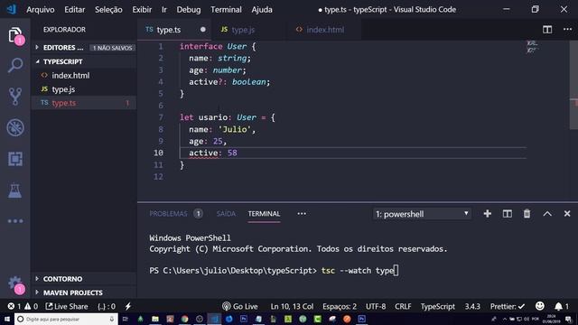 Curso TypeScript do Básico ao avançado - Interfaces #04 смотреть онлайн