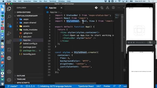47. Cursos Virtuales - App con ReactNative - Introducción a RN expo смотреть онлайн