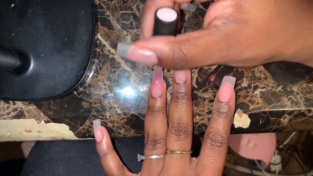 Pink French Tip & Hibiscus | Gel-X Nails💅🏾🌺#gelxnails #howto #beginnernails #frenchtips #hibiscus смотреть онлайн