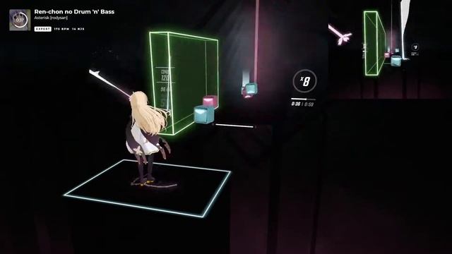 【BeatSaber】れんちょんのドラムンベース【低スペックPCとOculus Quest 2だけでトラッキング】 смотреть онлайн