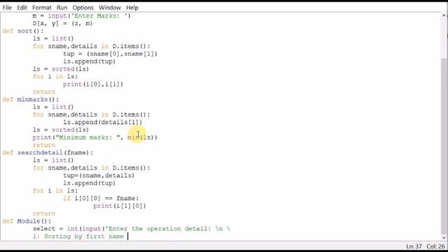 Students Information system in Python смотреть онлайн
