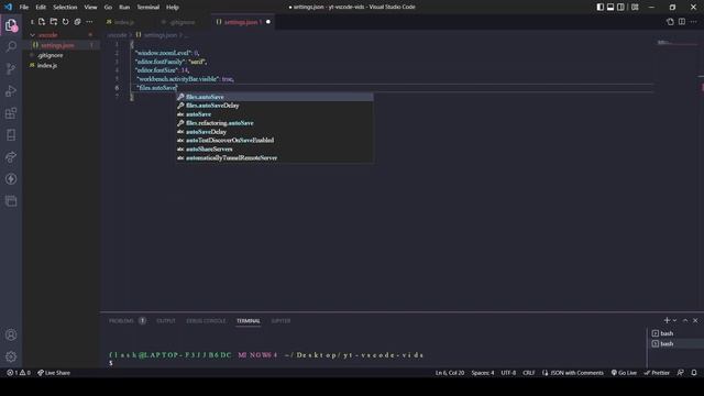 VS Code: Auto Save onFocusChange смотреть онлайн