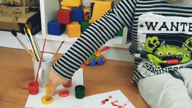 Рисуем ладошками и пальчиками смотреть онлайн