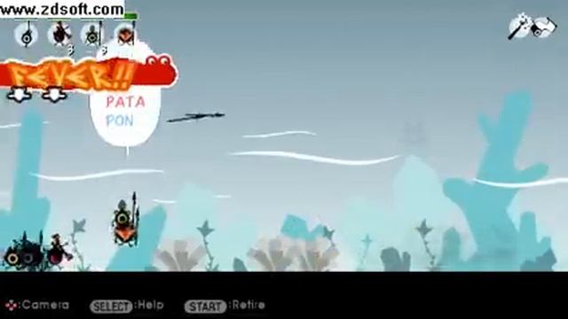 Patapon 2 walkthrough: Mission 14 Mist over rocky mountain смотреть онлайн