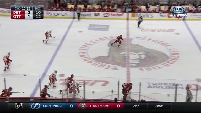 NHL. Detroit Red Wings - Ottawa Senators. 2 тайм. | Детройт - Оттава . НХЛ. 16.11.15 смотреть онлайн