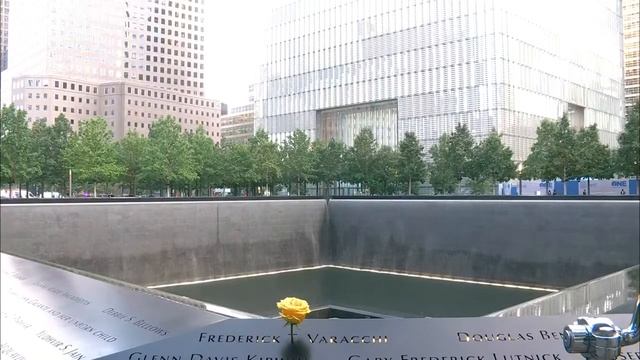 Remembering September 11th at New York City 9/11 memorial смотреть онлайн