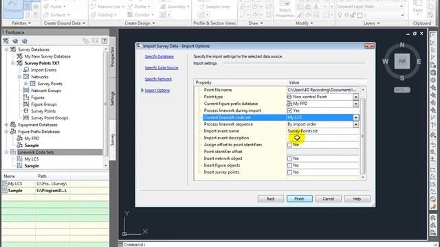Importing Point Files and Fieldbooks into AutoCAD Civil 3D 2011 смотреть онлайн