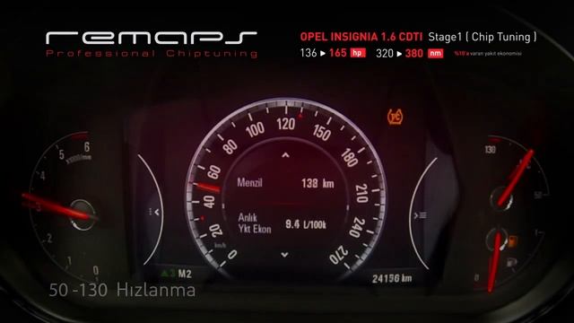 Opel Insignia 1.6 CTDI 136hp Remaps Professional Chiptuning смотреть онлайн